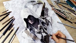 Assassin's Creed - Connor Kenway {SpeedArt Painting Drawing}