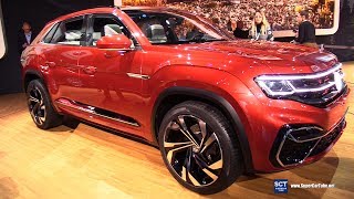 Volkswagen Atlas Sport Cross Concept - Exterior Interior Walkaround - Debut 2018 New York Auto Show