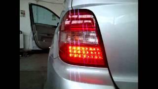 Stopuri Mercedes ML W164 LED facelift look by KITT- 123tuning.ro