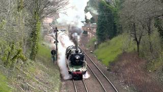 18 201 in Goslar 07.04.2012 Schnellzuglokomotive rund um den Harz
