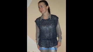 Бeзрукавка ,,Паутинка,,нежная,воздушная.Экспресс Мк.