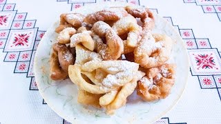 Хворост рецепт на водке Как приготовить хворост Хрустики рецепт Вергуны Тесто для хвороста Вергуни