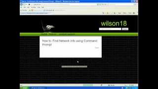 How to: Find Network Info using Command Prompt on Windows XP