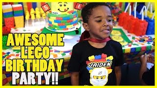 AWESOME LEGO BIRTHDAY PARTY!!