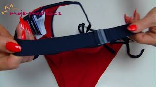 Dámské plavky Tommy Hilfiger UW0UW00625 červené