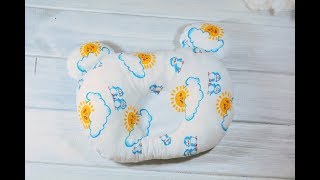 Как сшить подушку для новорожденного выкройка