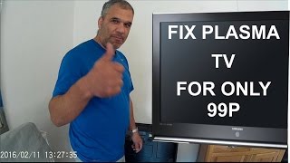Samsung plasma / LCD TV repair so easy PS50A456P2D
