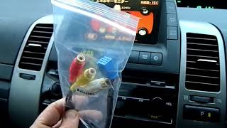 Видео на штатный монитор,на примере toyota prius