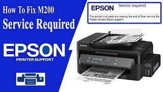 Epson M200 Resetter | Service required Error | All Lights Blinking Solution