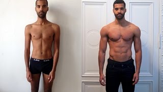 GYM MUSCLE GAIN BODY TRANSFORMATION CAPTAIN AMERICA WITH FREELETICS GYM