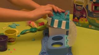 Плей до кухня печка. Двойной десерт. Кексы. Play doh sweet shoppe DOUBLE Desserts