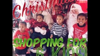 Christmas Shopping For 6 Kids| Getting in the Christmas Spirit | Mini Haul
