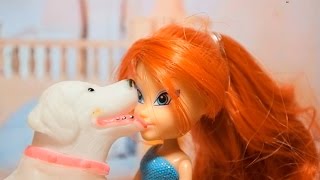 Клуб Винкс У Блум новый питомец Макс из приюта Игры для девочек Winx Club Bloom's new pet