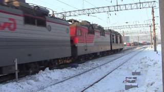 Электровоз ВЛ80р1641 С грузовым поездом  Вос Сиб  жд