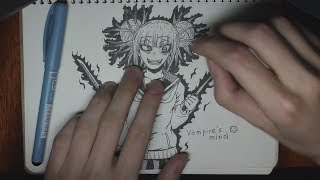 Рисуем Химико Тога (Himiko Toga Speed Drawing)