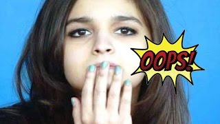 Alia Bhatt’s OOPS Moment At Zee Cine Awards 2017!