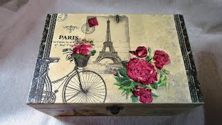 Como hacer decoupage sin arrugas con agua. ?
