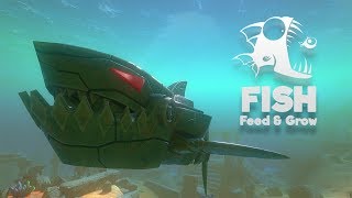 THE MECHA SHARK - Feed and Grow Fish #11