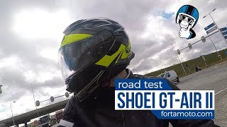Shoei GT-AIR II motorcycle helmet ROAD TEST | FortaMoto.com