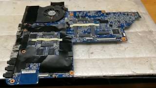 HP dv7 не включается | Быстрый ремонт | Решил дунуть