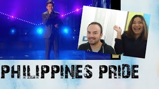 MY ITALIAN BOYFRIEND REACTION ABOUT MARCELITO POMOY SINGING "THE PRAYER"