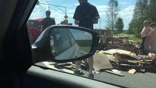 18.06.2018 Страшное ДТП в Вологодской области, трасса М-8, несколько жертв