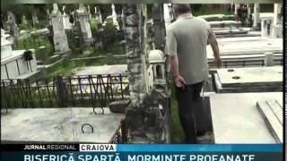 BISERICĂ SPARTĂ, MORMINTE PROFANATE