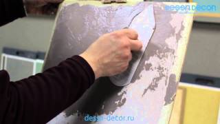 DESSA DECOR. Нанесение краски под шелк