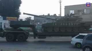 Путинские панцерваффе едут по Ростовской области под видом "ополчения"