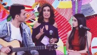 Mariana Nolasco no Encontro com Fátima Bernardes -  Resposta ao Baile de Favela
