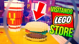 UM HAMBURGUER DE LEGO !!! | Visitando uma LEGO Store em New Jersey
