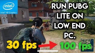 RUN PUBG PC LITE ON EXTREMELY LOW END PC // 60+ fps //Full Guide