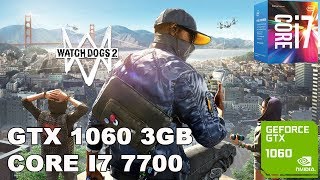 Watch Dogs 2 -gtx 1060 3gb -core i7 7700 -1080p -settings english-español