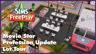 The Sims Freeplay Movie Star Profession Lot Tour!