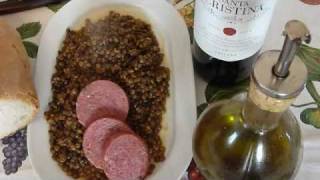 Lenticchie e cotechino