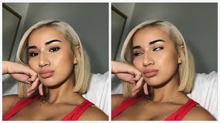 how i do my eyebrows & summer makeup (2018) | victorialoopz