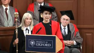 Aung San Suu Kyi's Speech at University of Oxford, 20 June 12