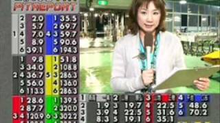 美人ピットリポーター山崎しのぶさんin瀬戸の大魔神大賞５日目11R