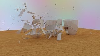 Tut 90 -- Deutsch: Blender Rigid Body mit Cell Fracture über Collision Groups steuern