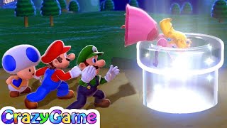 Super Mario 3D World - World 1 Gameplay (All Green Star)