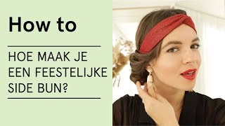 Hoe maak je een feestelijke side bun? - Veritas