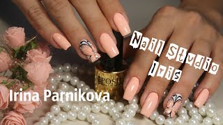 Как нарисовать бабочку на ногтях. Маникюр гель лаком you posh.