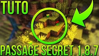 PASSAGE SECRET FACILE 1.8.7 | Minecraft