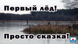 Ура!Первый лёд 2019-20! Зимняя рыбалка- открытие сезона!