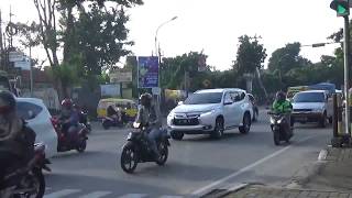 Lalu-lintas pagi Terminal Banyumanik Jln Perintis Kemerdekaan, Semarang, Jawa Tengah | Part 1