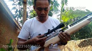 senapan pcp merauder || pake regulator