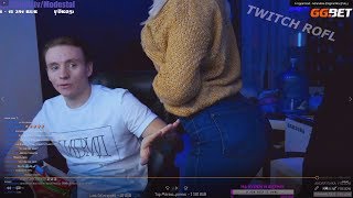TWITCH ROFL|ПОКАЗАЛА ЖЕПУ|НЕЛОВКАЯ СИТУАЦИЯ|