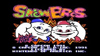 Игры на Денди : Snow Bros - прохождение + байки про свитер и голых баб