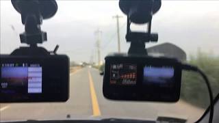 AMATA Gun Test: Street Storm STR-9970BT WiFi vs. Sho-me Combo Smart Signature