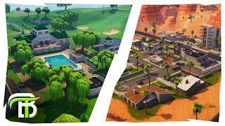 VIKING STRONGHOLD?! | ALL NEW SEASON 5 FORTNITE LOCATIONS (Lazy Links/Paradise Palms/Viking Landing)